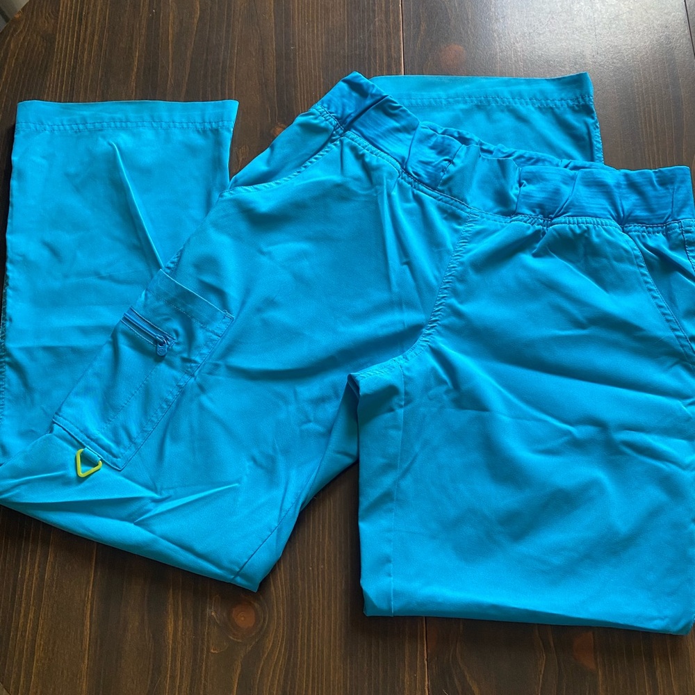Bright Blue Scrub Pants